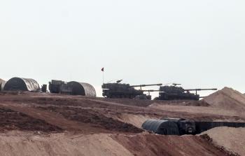 قوات تركية بالقرب من الحدود مع العراق (أ ف ب)