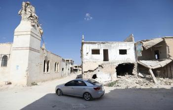 قصف في سوريا (أ ف ب )