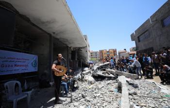 حفل موسيقي في غزة ردًا على يوروفيجن2019 - تصوير: ياسر فتحي