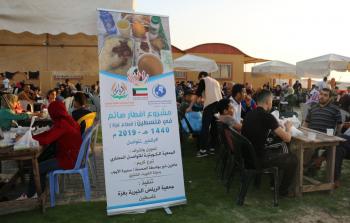 جانب من الإفطار الجماعي الذي نظمته جمعية الرياض 