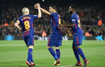 برشلونة (أ ف ب)