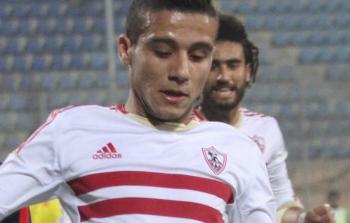 صورة أرشيفية للاعب الزمالك مصطفى فتحي 