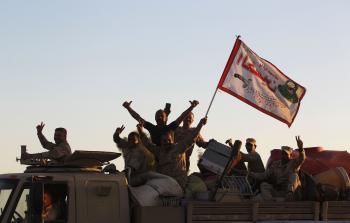 القوات العراقية تسيطر على معبر ربيعة (أ ف ب)