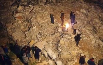 صورة أرشيفية لمنزل الأسير رائد المسالمة بعد هدمه 