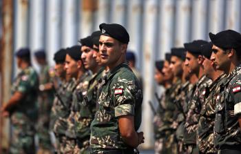 بعض من قوات الجيش اللبناني (أ ف ب)