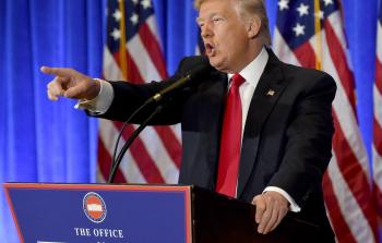 الرئيس الأمريكي المنتخب دونالد ترامب 