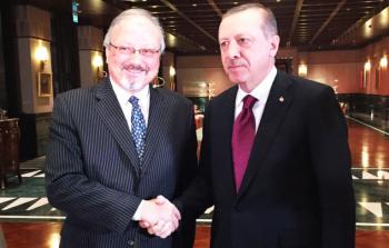 أردوغان وخاشقجي (صورة أرشيفية)