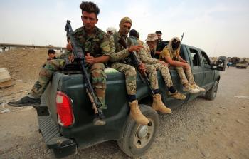 جانب من القوات العراقية المقاتلة ضد 