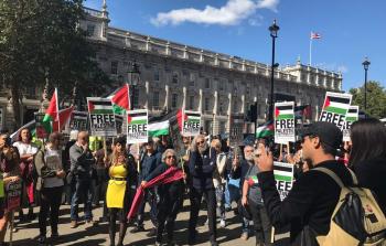 صورة  جانبية من المظاهرة