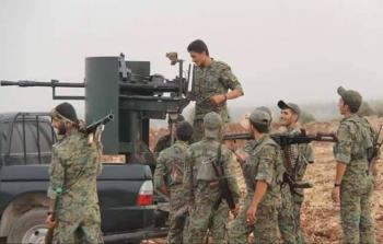 عناصر من وحدات حماية الشعب الكردية بريف حلب الشرقي (أرشيف)