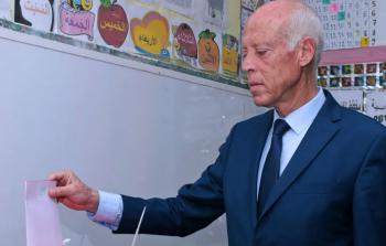 المرشح الرئاسي التونسي قيس سعيد