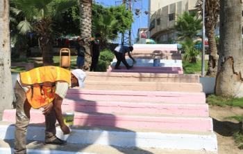 صورة جانبية من تجميل الحديقة