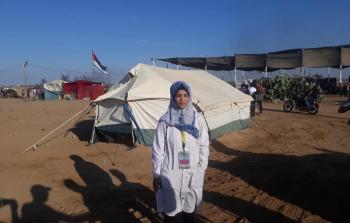 المسعفة شروق مسامح