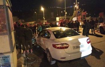 تواجد مكثف لجنود الاحتلال في مكان العملية