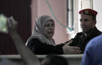 جانب من فتح معبر رفح للحجاج (أ ف ب)