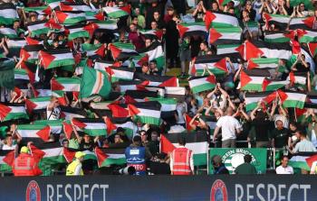 صورة إرشفية لتضامن جمهور 