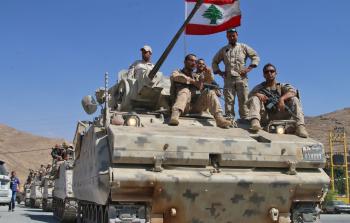 جانب من قوات الجيش اللبناني المشاركة في عمليات 