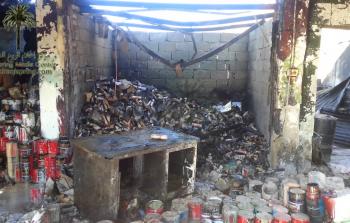 صورة أرشيفية لآثار قصف جوي بالموصل