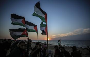 جانب من المسير البحري (الأناضول)