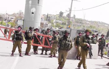 صورة أرشيفية لأحد حواجز الاحتلال لمدينة بيت لحم 