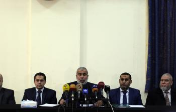 جانب من مؤتمر الأمين العام لحركة الأحرار خالد أبو هلال (تصوير/ ياسر فتحي)