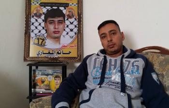 الأسير المحرر حاتم المغاري (تصوير ربيع أبو نقيرة)