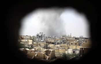 قصف في سوريا (أ ف ب )