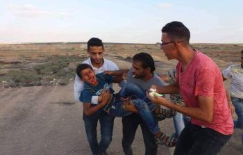 صورة الطفل المصاب