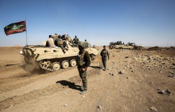 جانب من القوات العراقية المقاتلة ضد 