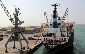 ميناء الحديدة اليمني (أ ف ب) 