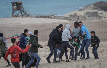 إصابات برصاص الاحتلال شمال القطاع (الأناضول)