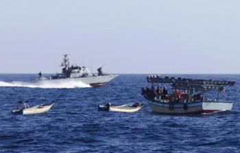 سلطات الاحتلال قد قلصت مساحة الصيد الاثنين الماضي