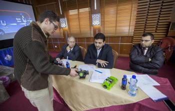 تم عرض للمشاريع المتأهلة أمام لجنة التحكيم والجمهور