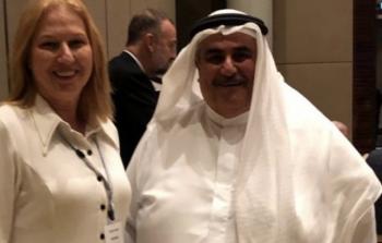 وزير الخارجية البحريني خلال لقاءه ليفني