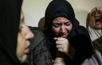 جانب من تشييع الشهيد كلاب (أ ف ب)