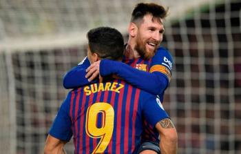 برشلونة تلقى الهزيمة في لقاء الذهاب بهدفين دون رد