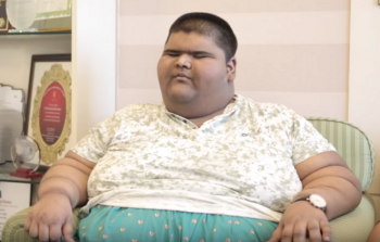 ميهير جاين (14 سنة) كان يزن 237 كيلوغراما