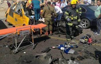 صورة من مكان الحادث 