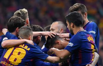 برشلونة (أ ف ب)