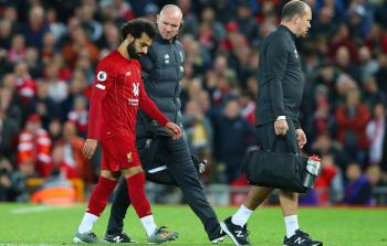 صلاح لحظة خروجه من الملعب