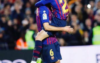 برشلونة حقق فوزاً صعباً في مباراة الذهاب بهدف نظيف