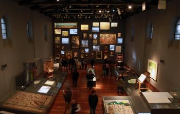 احدى زوايا متحف كولومبيا (الأناضول)