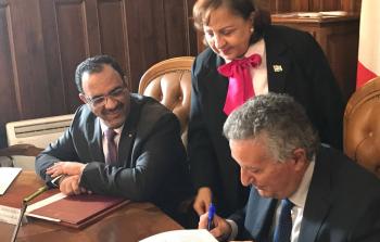 النائب العام أحمد البراك (يسار) 