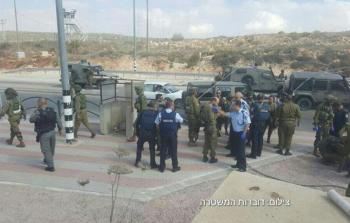 مكان استشهاد الفتى في نابلس 