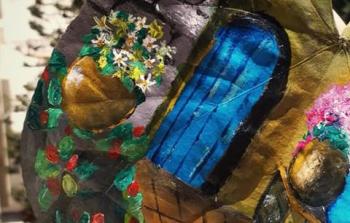 إحدى رسومات علا النمرة 