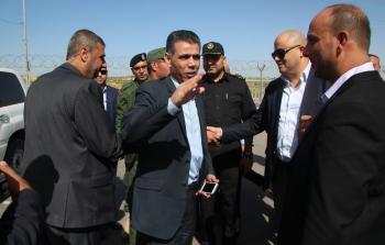 وفد المخابرات المصرية خلال زيارة سابقة بغزة (أرشيف)