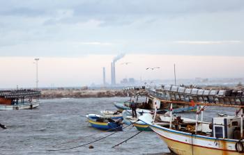 غزة أثناء المنخفض الجوي