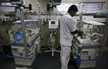 صورة أرشيفية لمستشفيات غزية