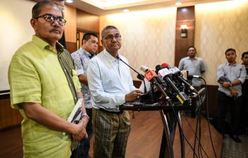 جانب من المؤتمر الصحفي - (أ ف ب)