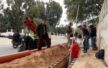 جانب من تنفيذ المشروع